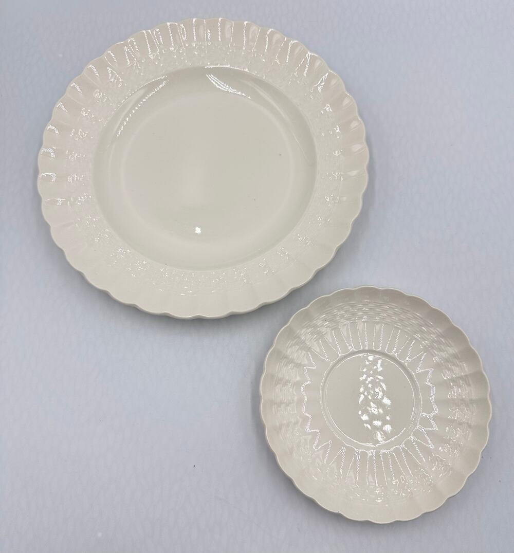 Copeland SPODE Chelsea Wicker Luncheon Plate & Saucer Plate